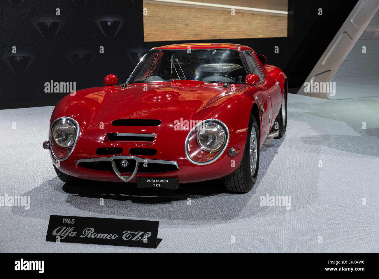New York Ny April 2 2015 Vintage Alfa Romeo Tz2 1965 Edition On Stock Photo Alamy