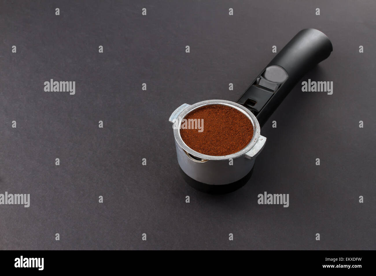 Coffee machine holder Stock Photo Alamy