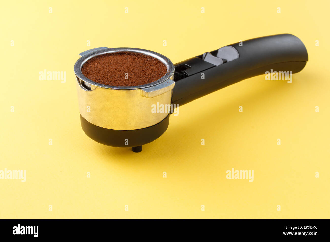 Coffee machine holder Stock Photo Alamy