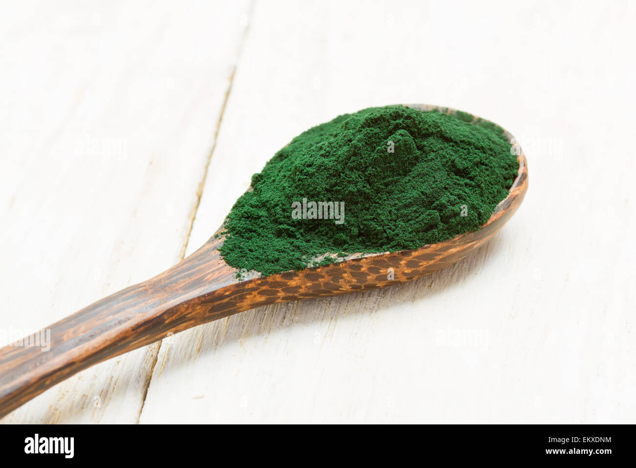 Spirulina powder Stock Photo Alamy