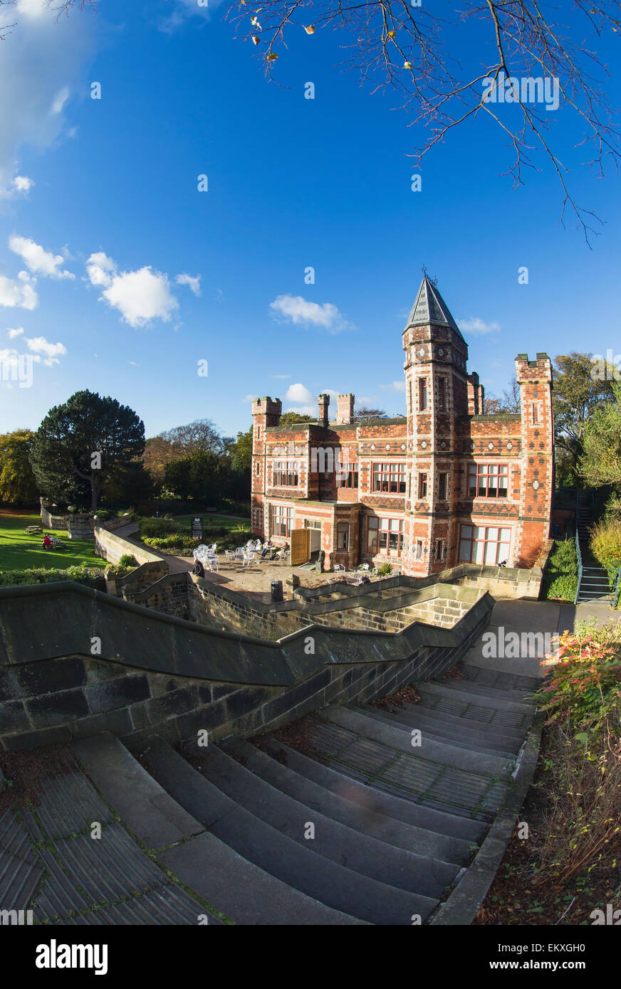 Saltwell Towers in Saltwell Park; Gateshead, Tyne and Wear, England