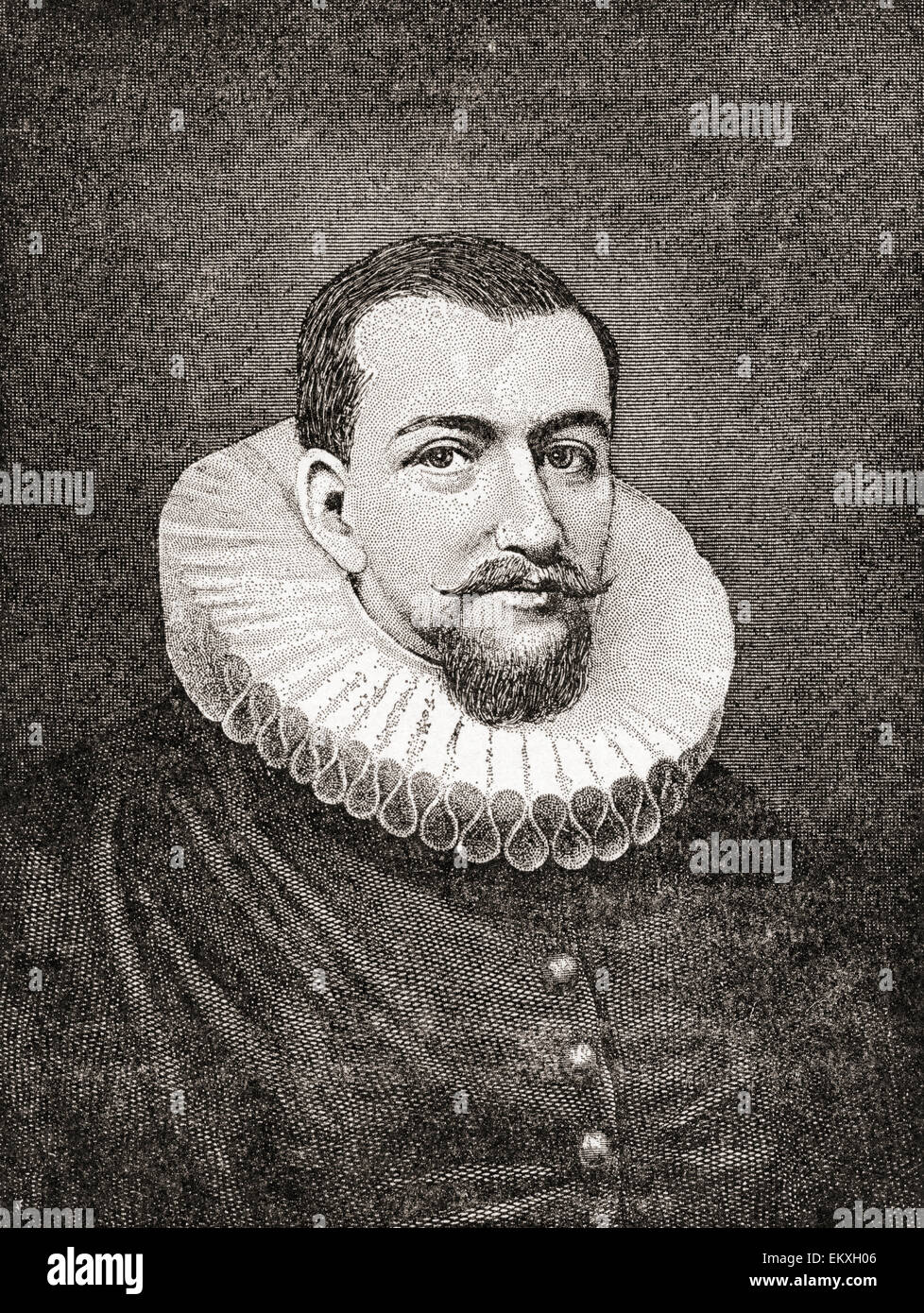 Henry Hudson, c. 1565 -1611.   English sea explorer, navigator and author. Stock Photo