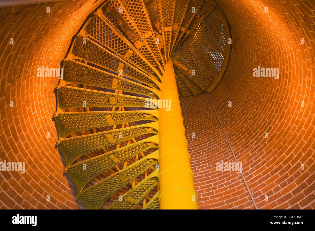 Spiral Stairs In Barnegat Lighthouse In Ocean County, New Jersey, Usa