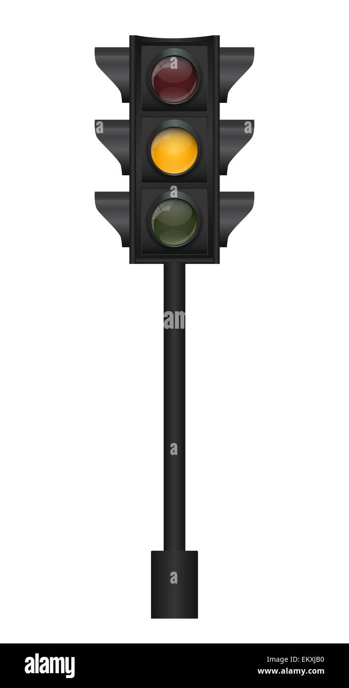 Traffic Light Vector Illustration Stock Photo - Alamy