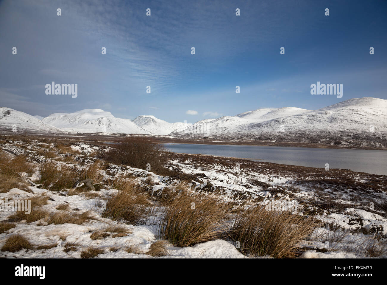 View at Little Loch Broom, Wester Ross, Scotland, February 2015 Stock ...