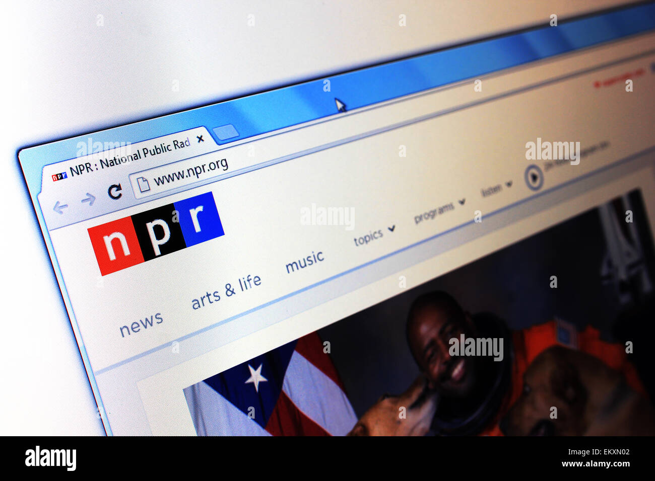 npr.org national public radio Stock Photo