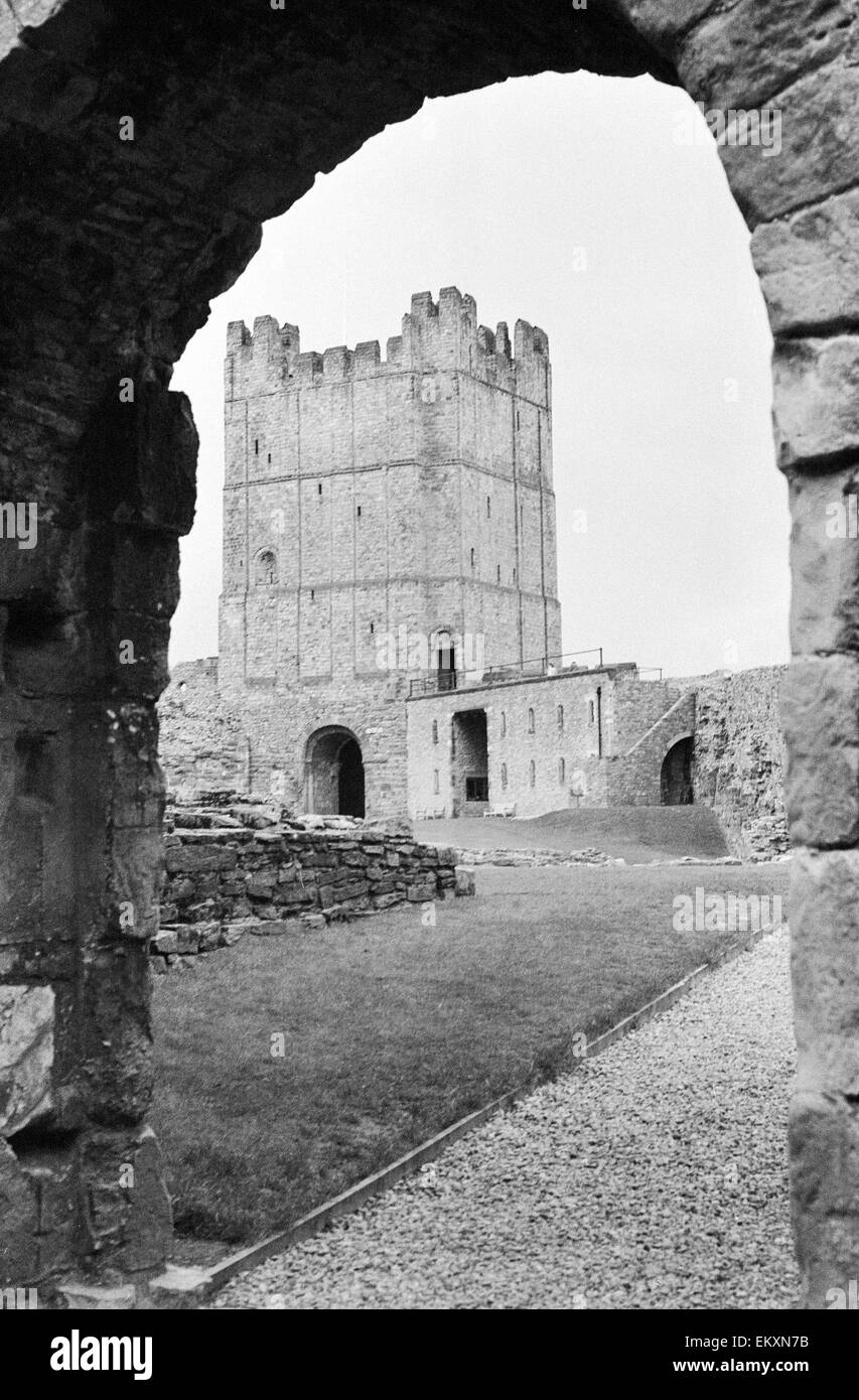 Bolton Castle, North Yorkshire. September 1971. Stock Photo