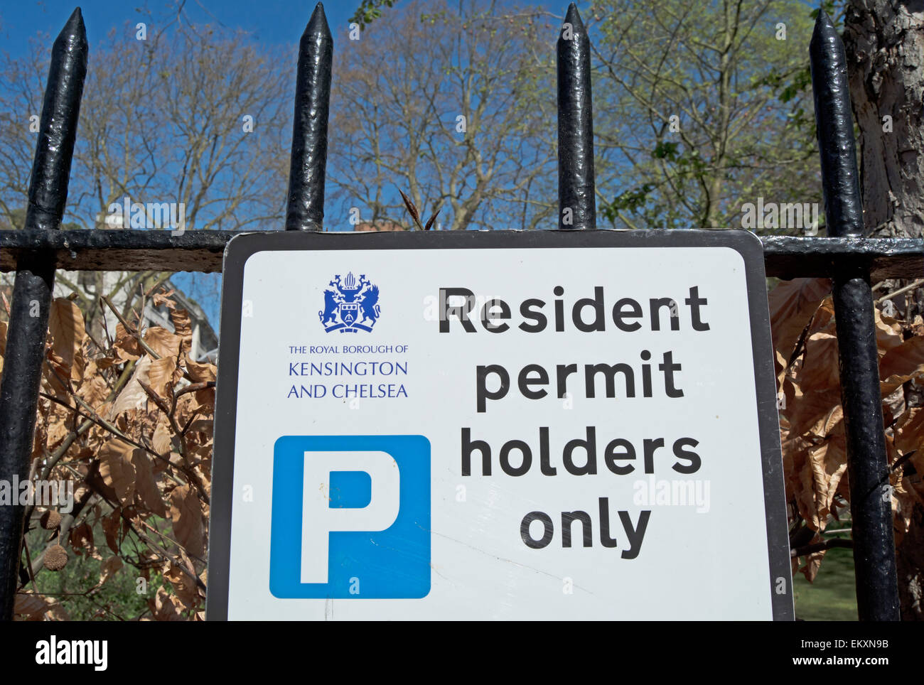 Resident Permit Parking Stock Photos & Resident Permit Parking Stock