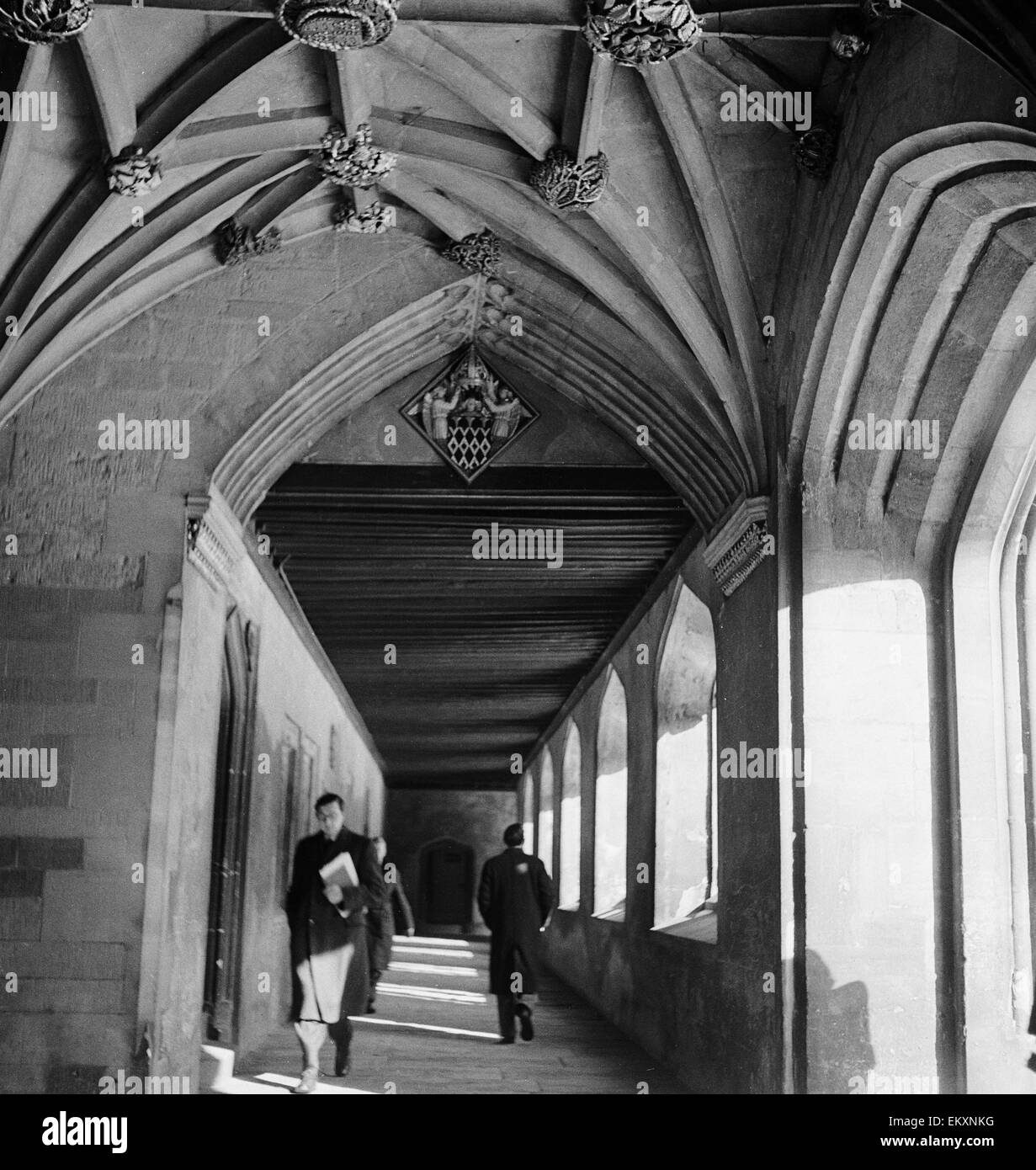 Oxford students university arch Black and White Stock Photos & Images ...