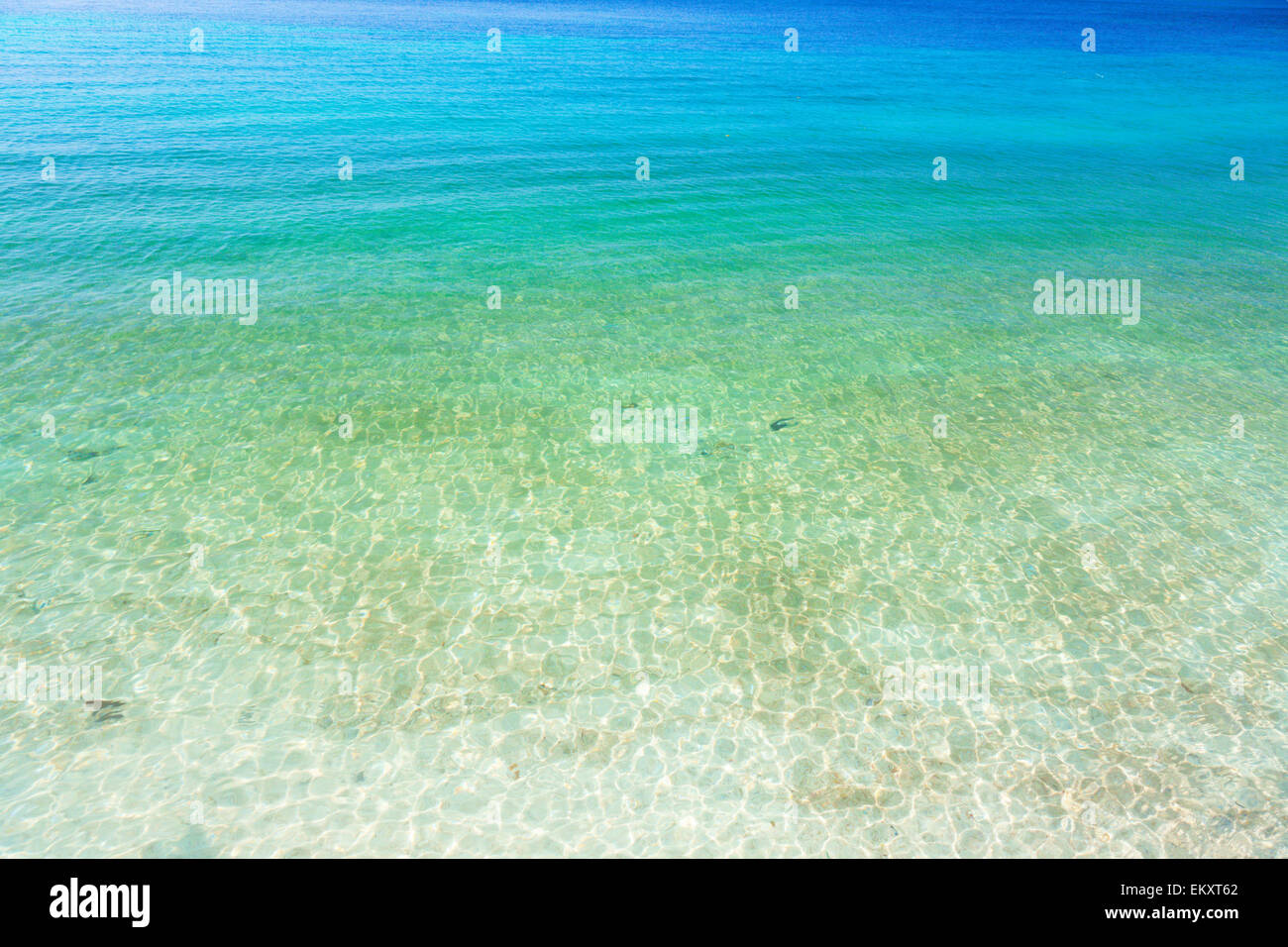 clear ocean water Stock Photo