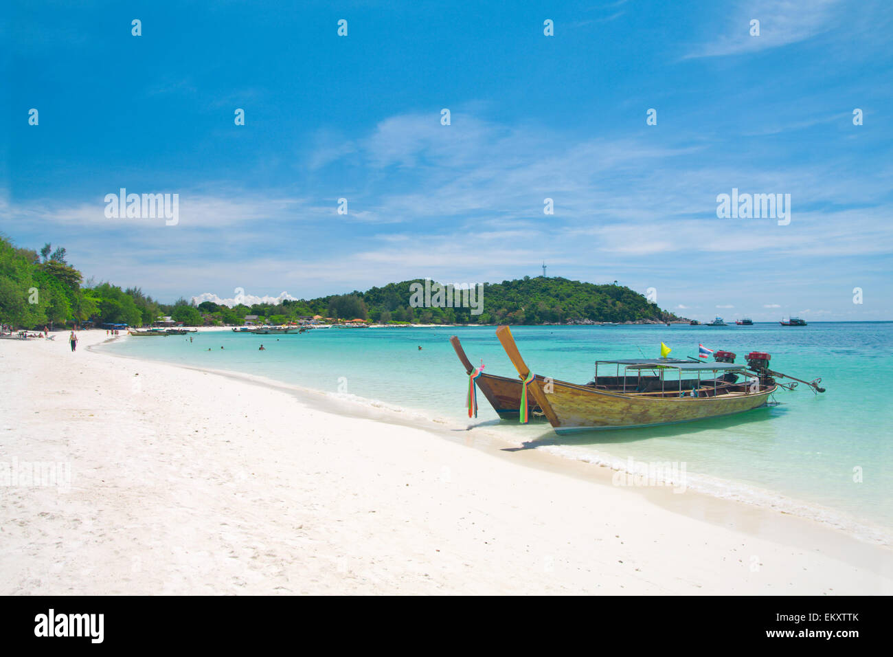Beautiful beach on Koh Lipe, Andaman Sea,Thailand Stock Photo