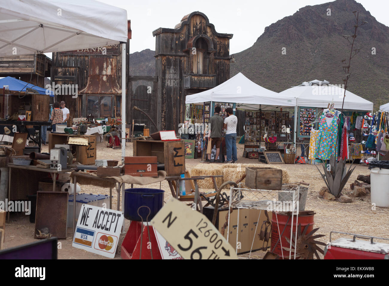 Vintage Antique Artisan Design Festival Tucson Arizona USA Stock Photo