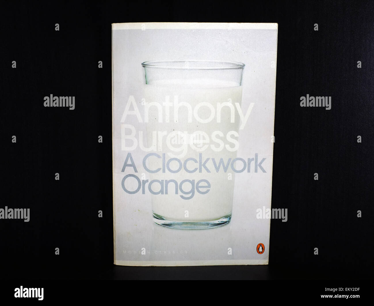 The front cover of A Clockwork Orange by Anthony Burgess. Stock Photo