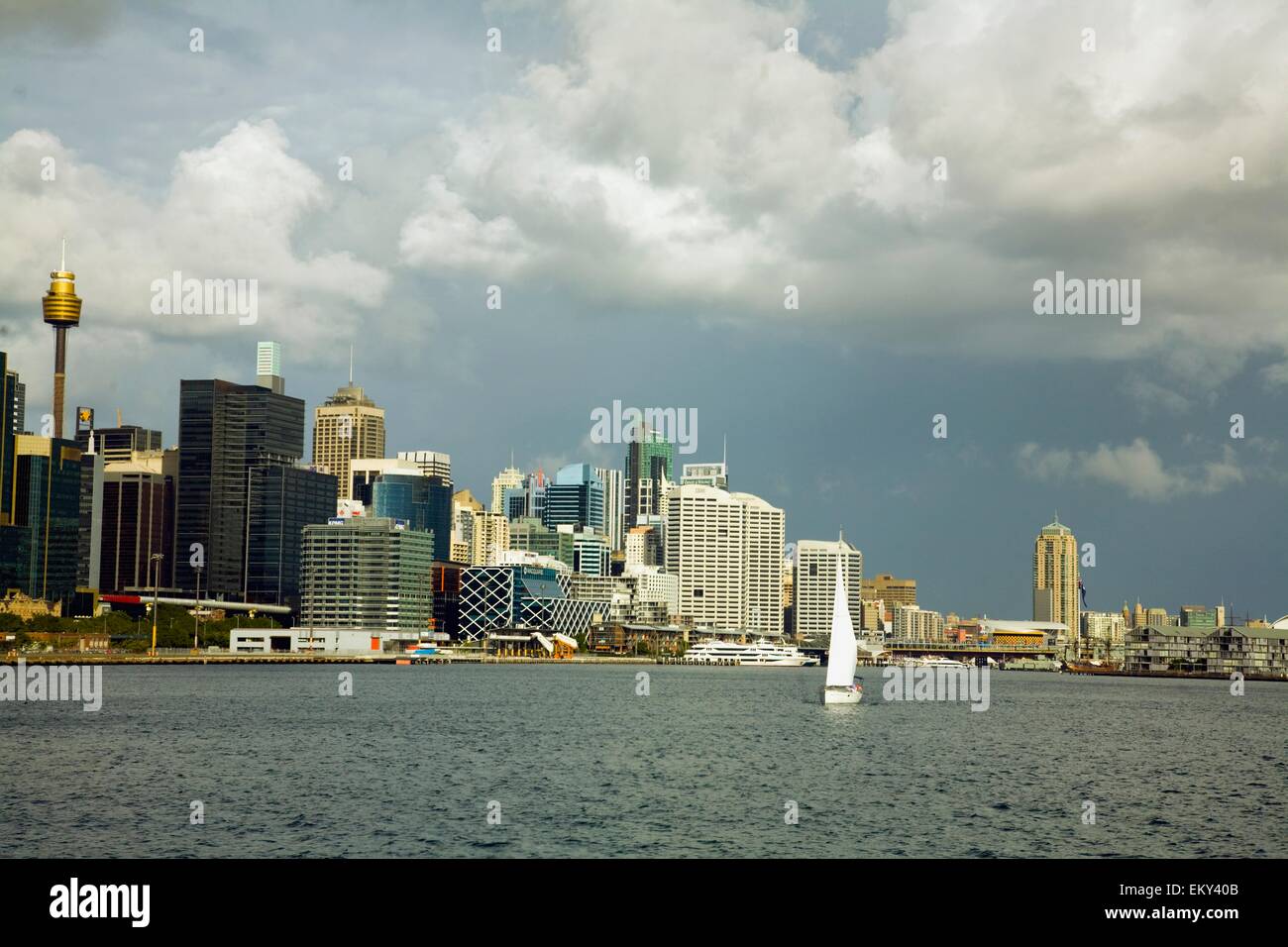 Skyline, Darwin Harbour, Sydney, Australia Stock Photo