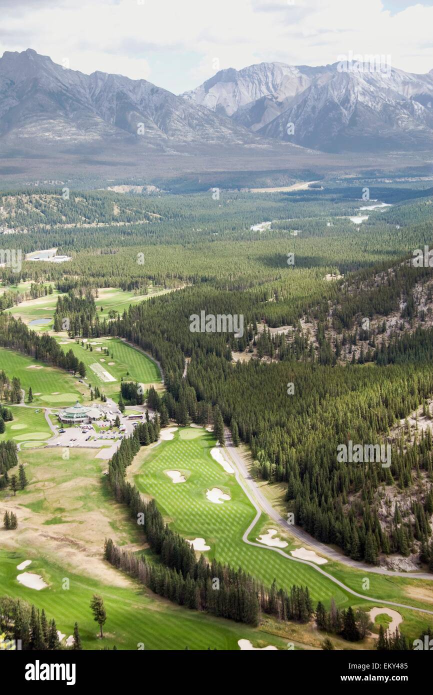 Golf Course, Banff National Park, Alberta, Canada Stock Photo Alamy