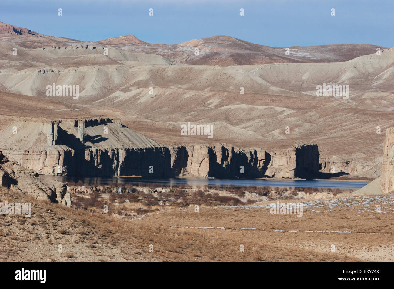 Band-I-Zulfikar (Dam Of The Sword Of Ali) - Band-I-Amir, Bamian Province, Afghanistan Stock Photo