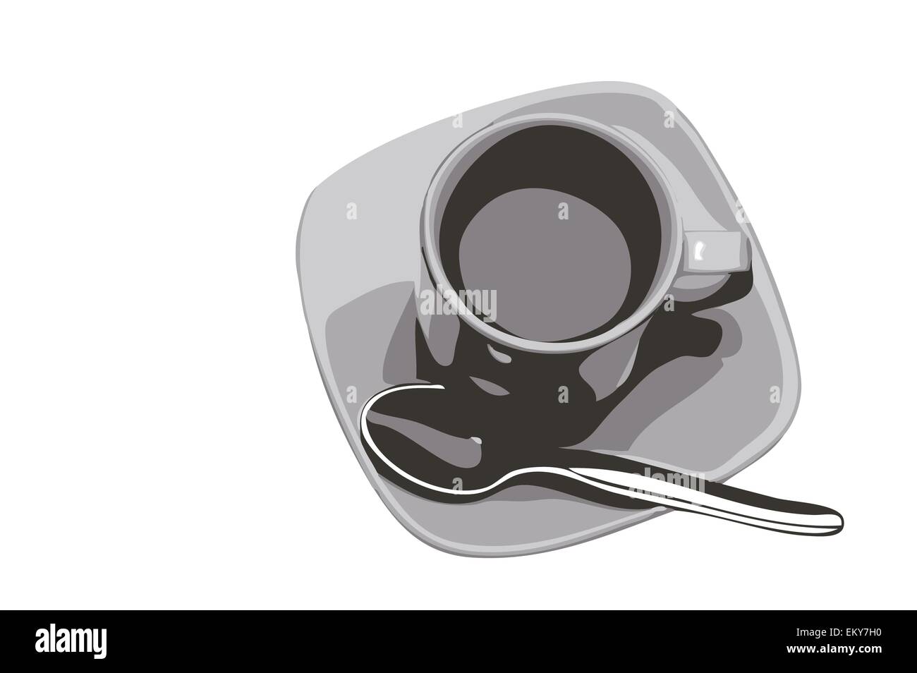 Coffee cup cup of coffee vector illustration Stock Vector