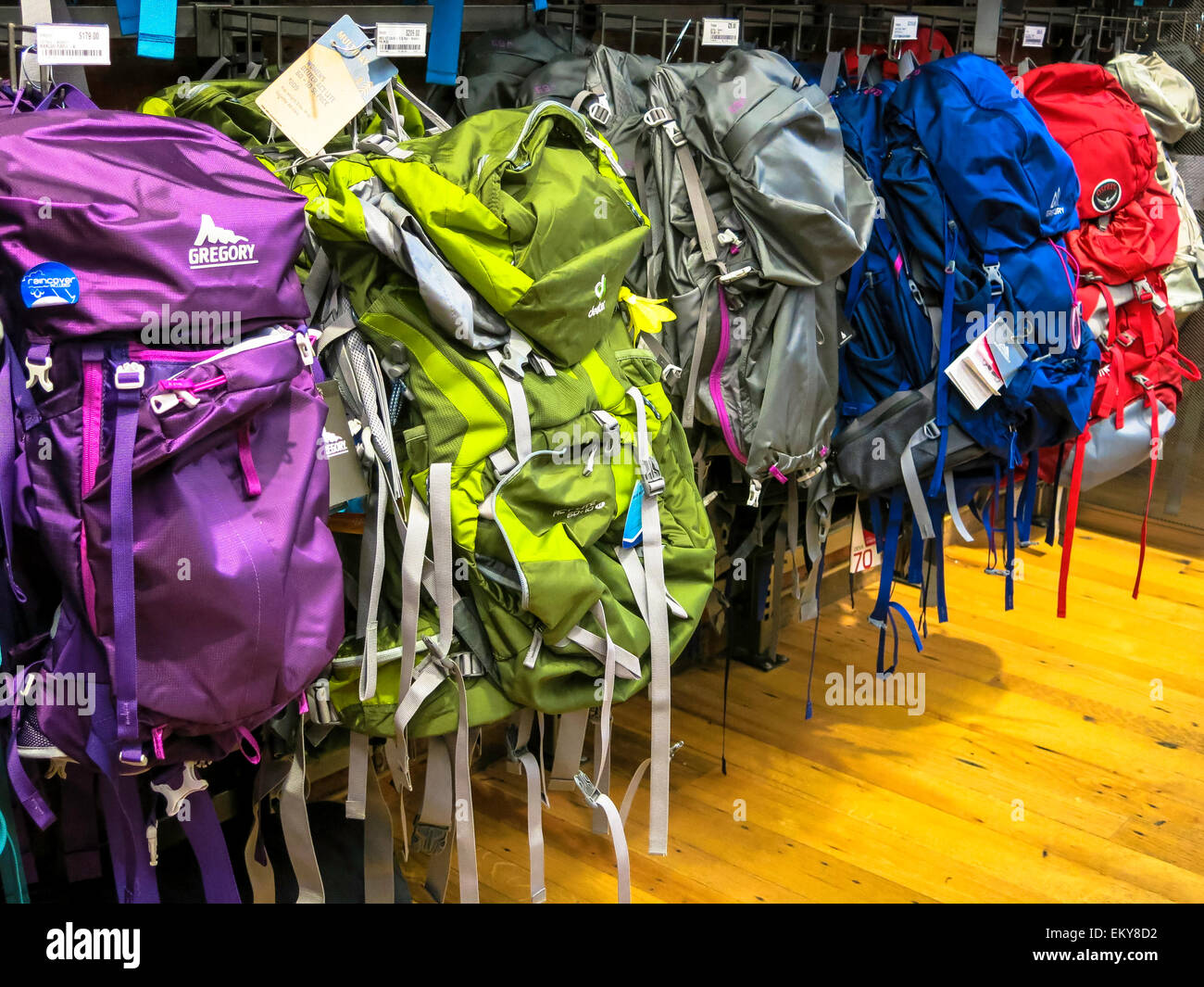REI Sporting Goods Store, SoHo, NYC Stock Photo Alamy