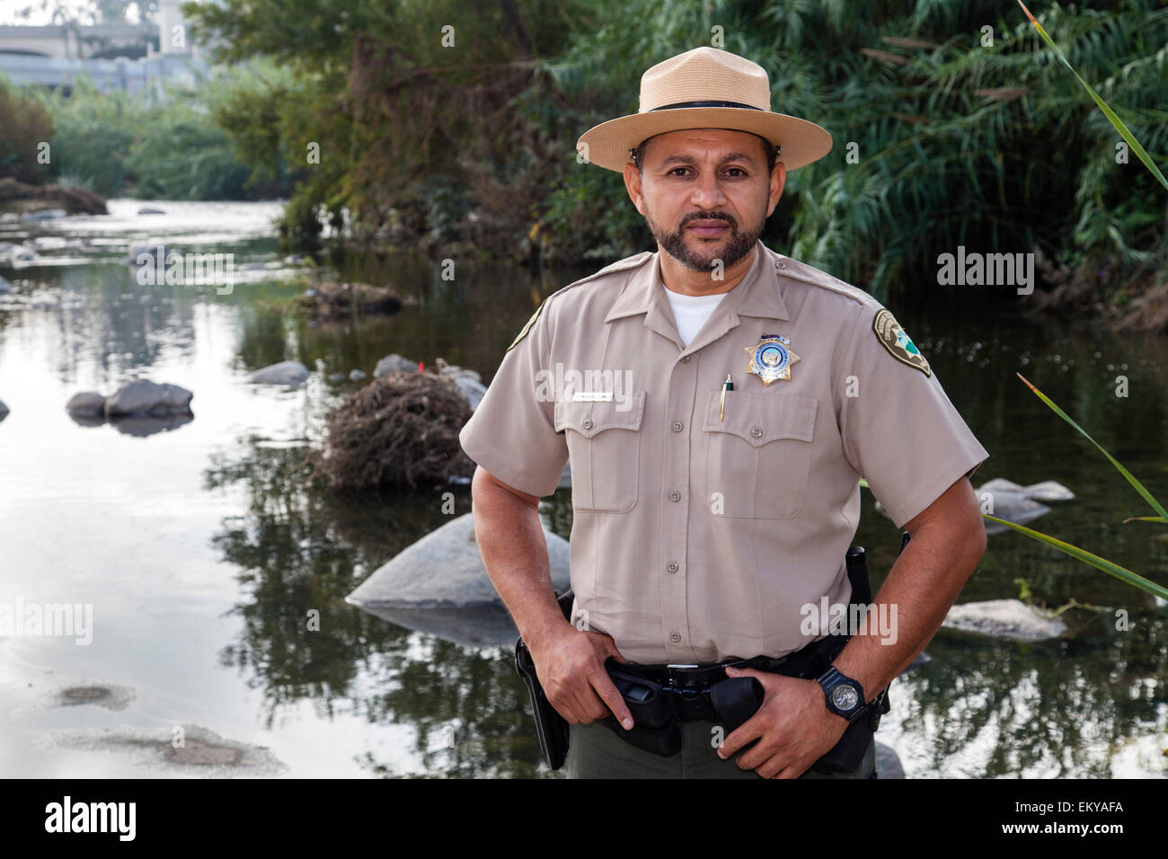Fernando Gomez, Chief Ranger for MRCA. Raphael Sbarge films FoLAR ...