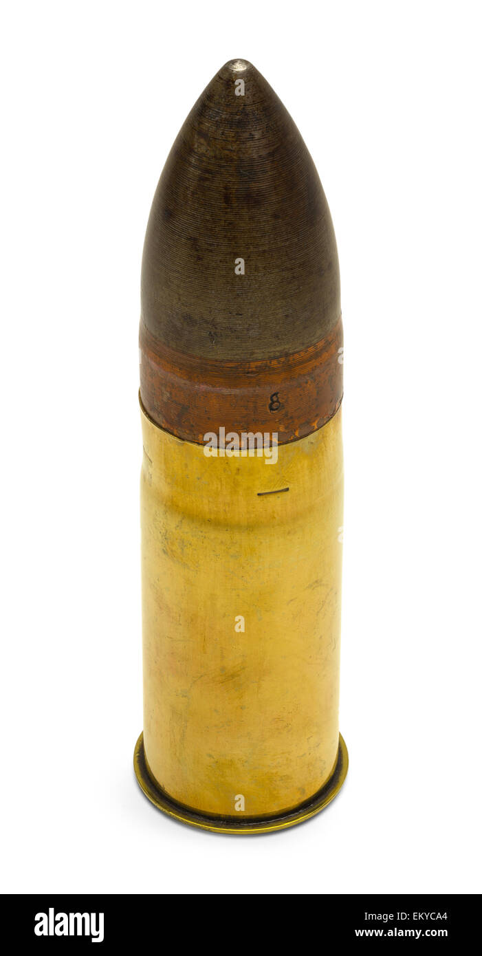 Artillery shell white background hi-res stock photography and images - Alamy