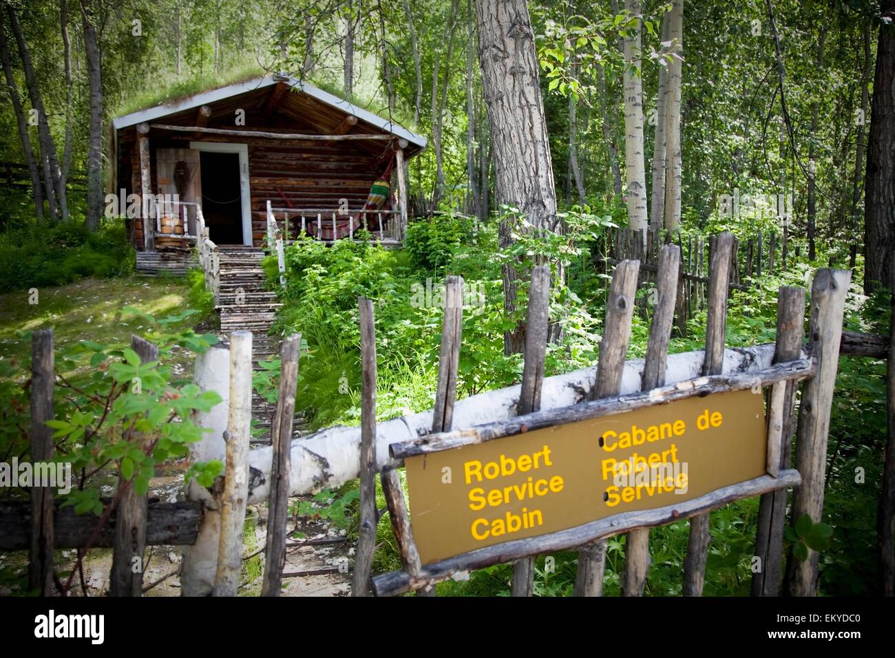 Dawson City, Yukon Territory, Canada; Robert Service Cabin, Homestead