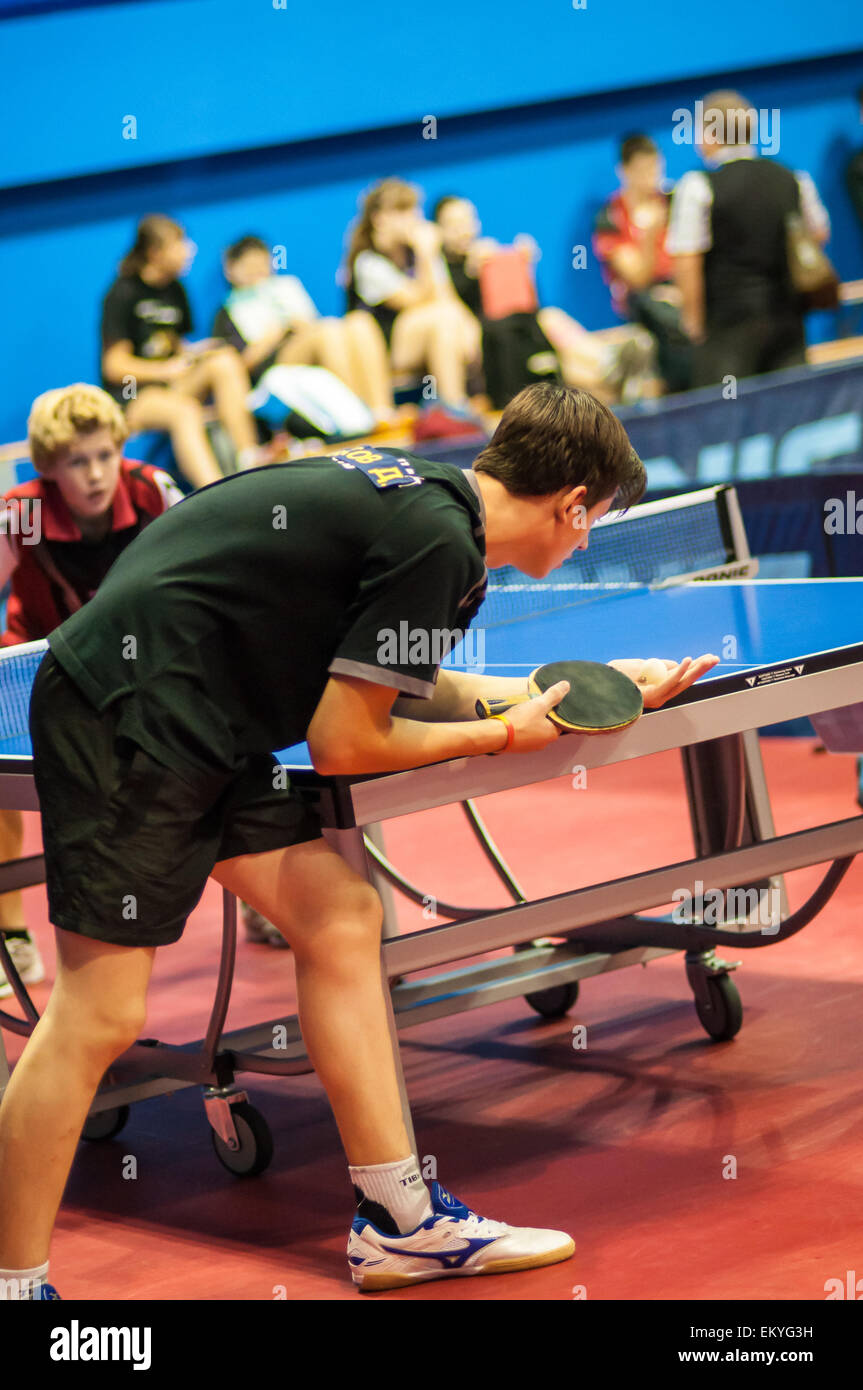 Russian table tennis tournament in memory of Victor Chernomyrdin started in Orenburg, 30.10.2013