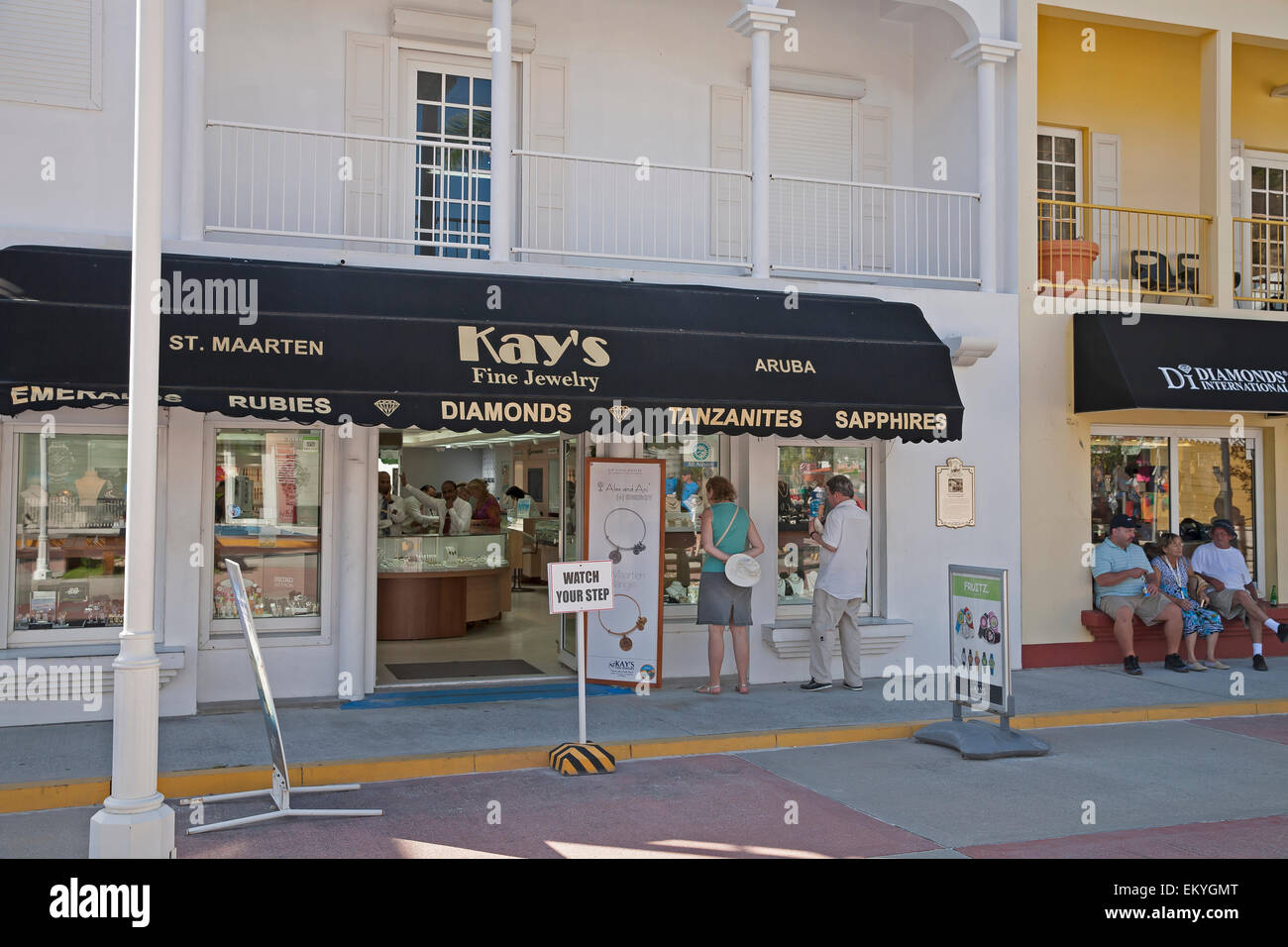 Kay's jewellery store in St Maarten Stock Photo Alamy