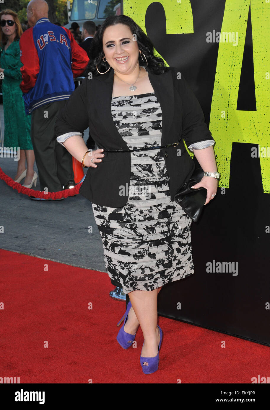 LOS ANGELES, CA - JUNE 26, 2012: Nikki Blonsky at the world premiere of 'Savages' at Mann Village Theatre, Westwood. Stock Photo