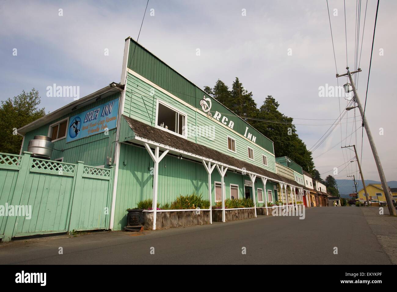 The Orca Inn In Aboriginal Village; Alert Bay, Cormorant Island