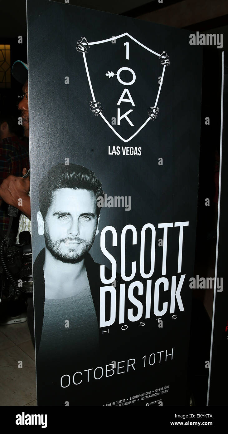 Scott Disick hosts at 1 OAK nightclub inside the Mirage Hotel ...