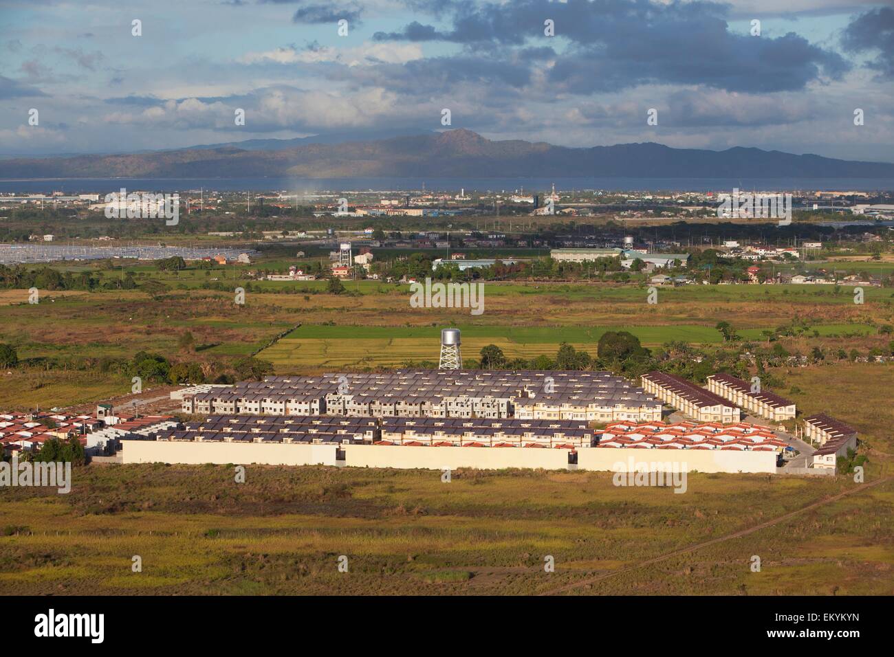 Generic Walled Housing Subdivision; Manila, Luzon, Philippines Stock ...