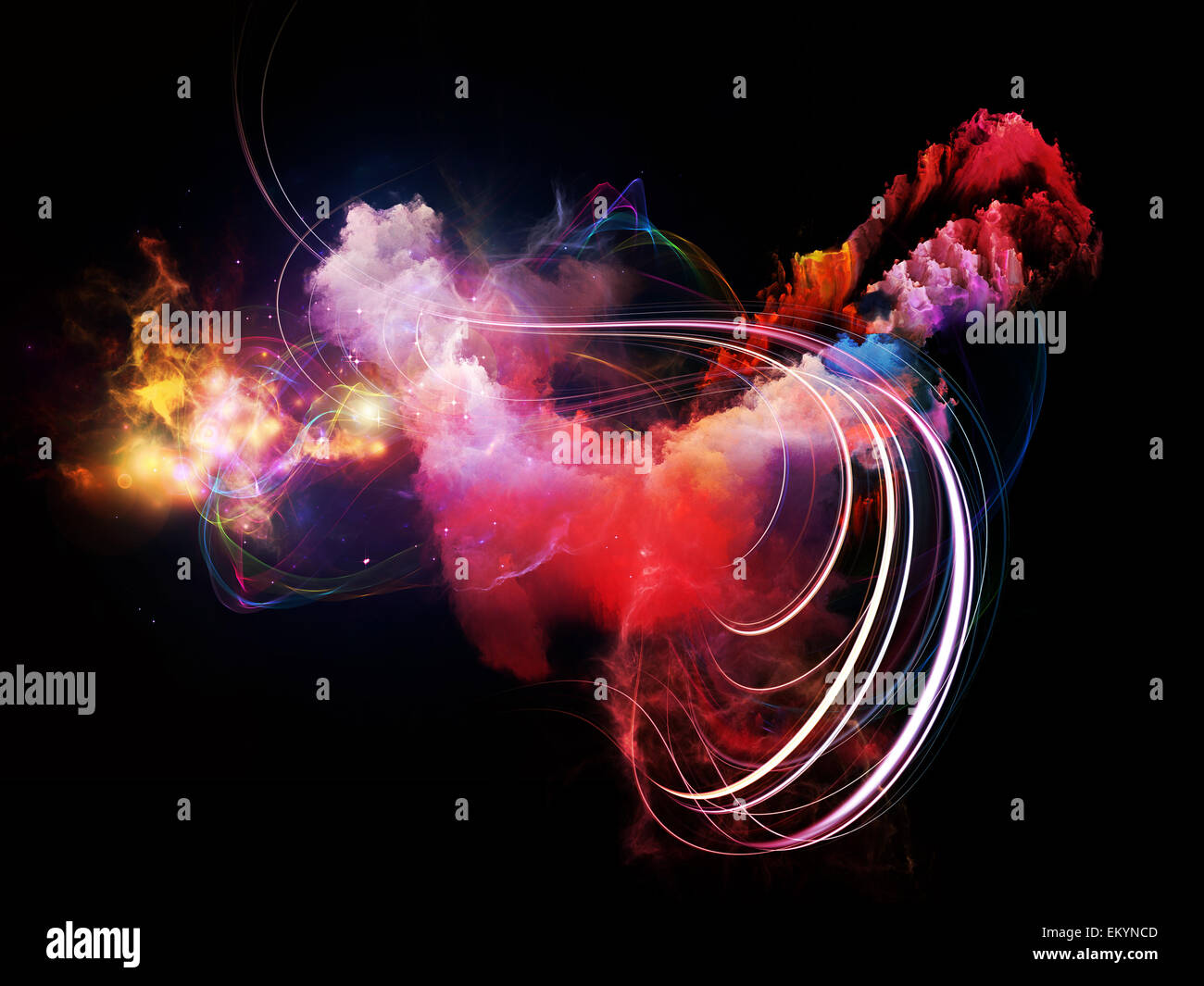 Cool Design Nebulae Stock Photo - Alamy