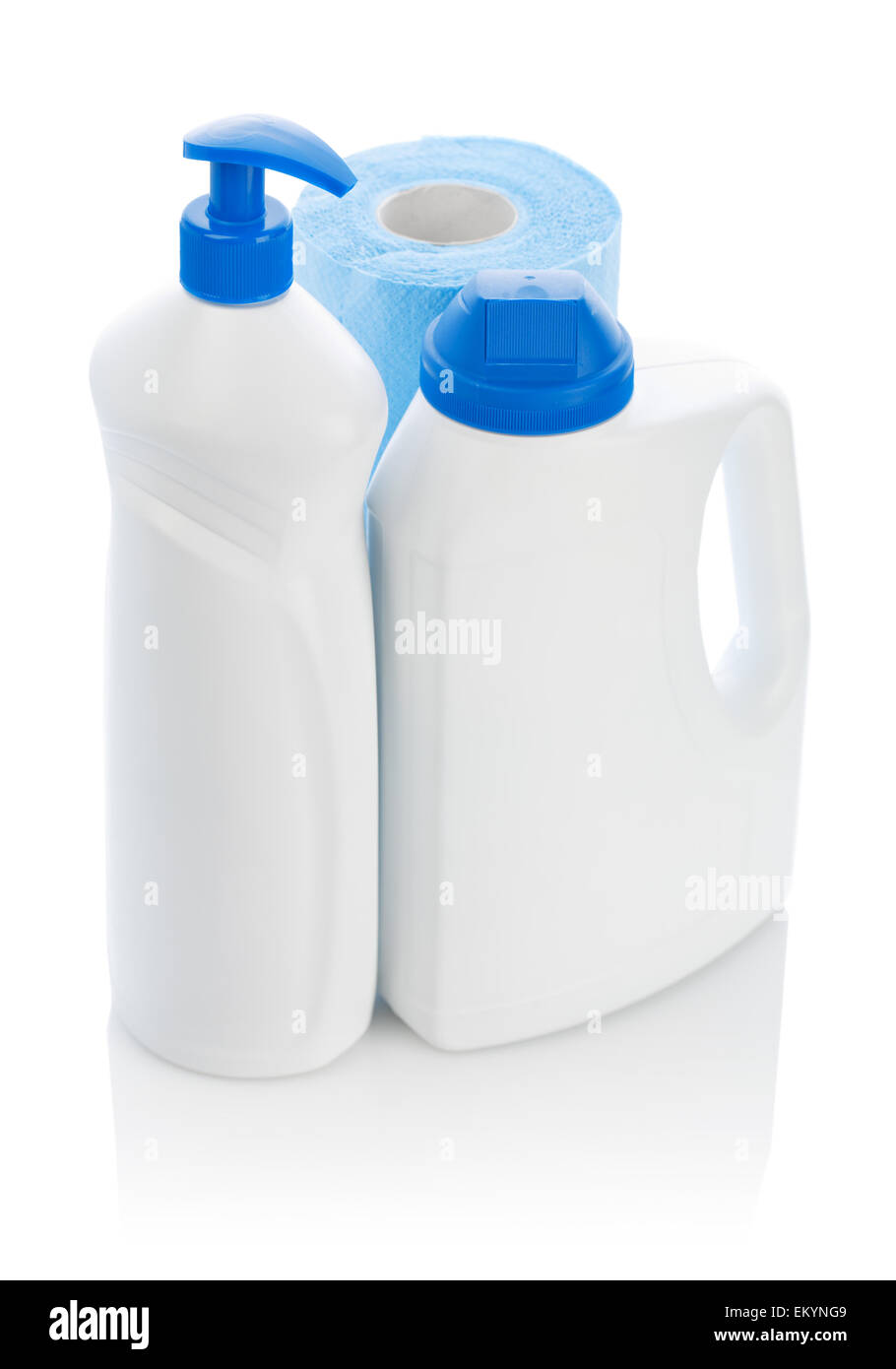 two big kitchen bottles Stock Photo Alamy