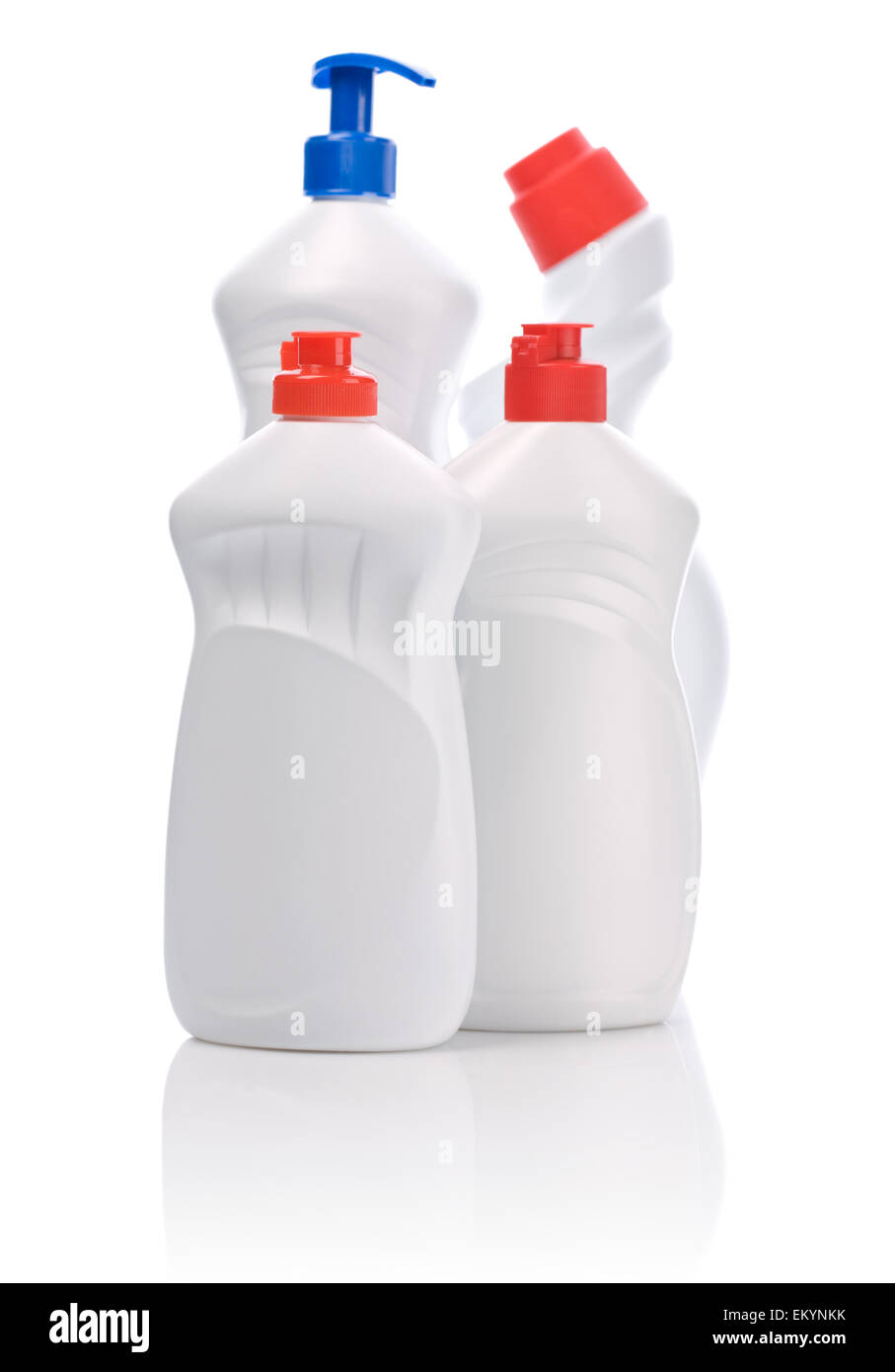 four kitchen bottle isolated Stock Photo Alamy