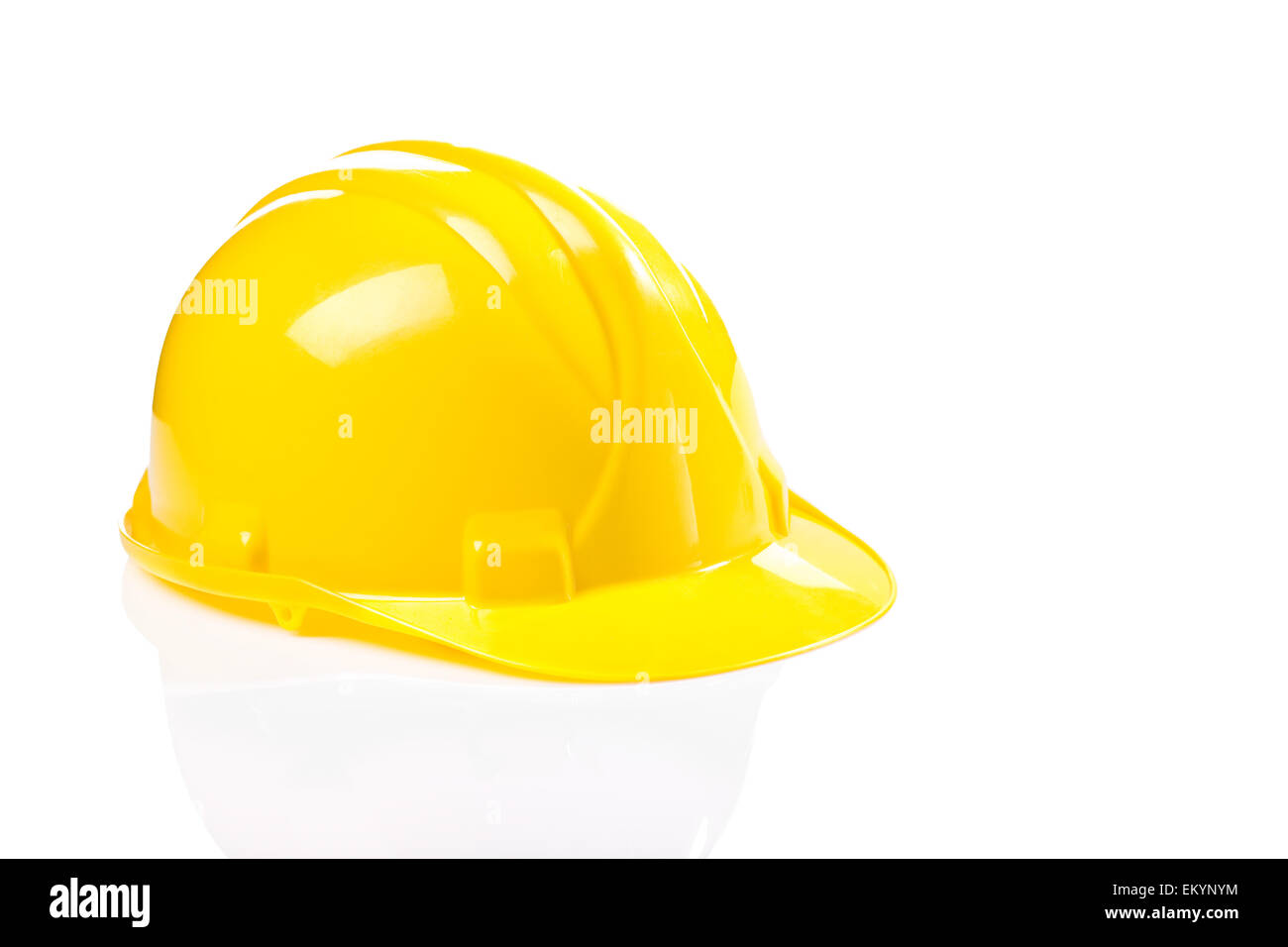 yellow helmet isolated Stock Photo Alamy