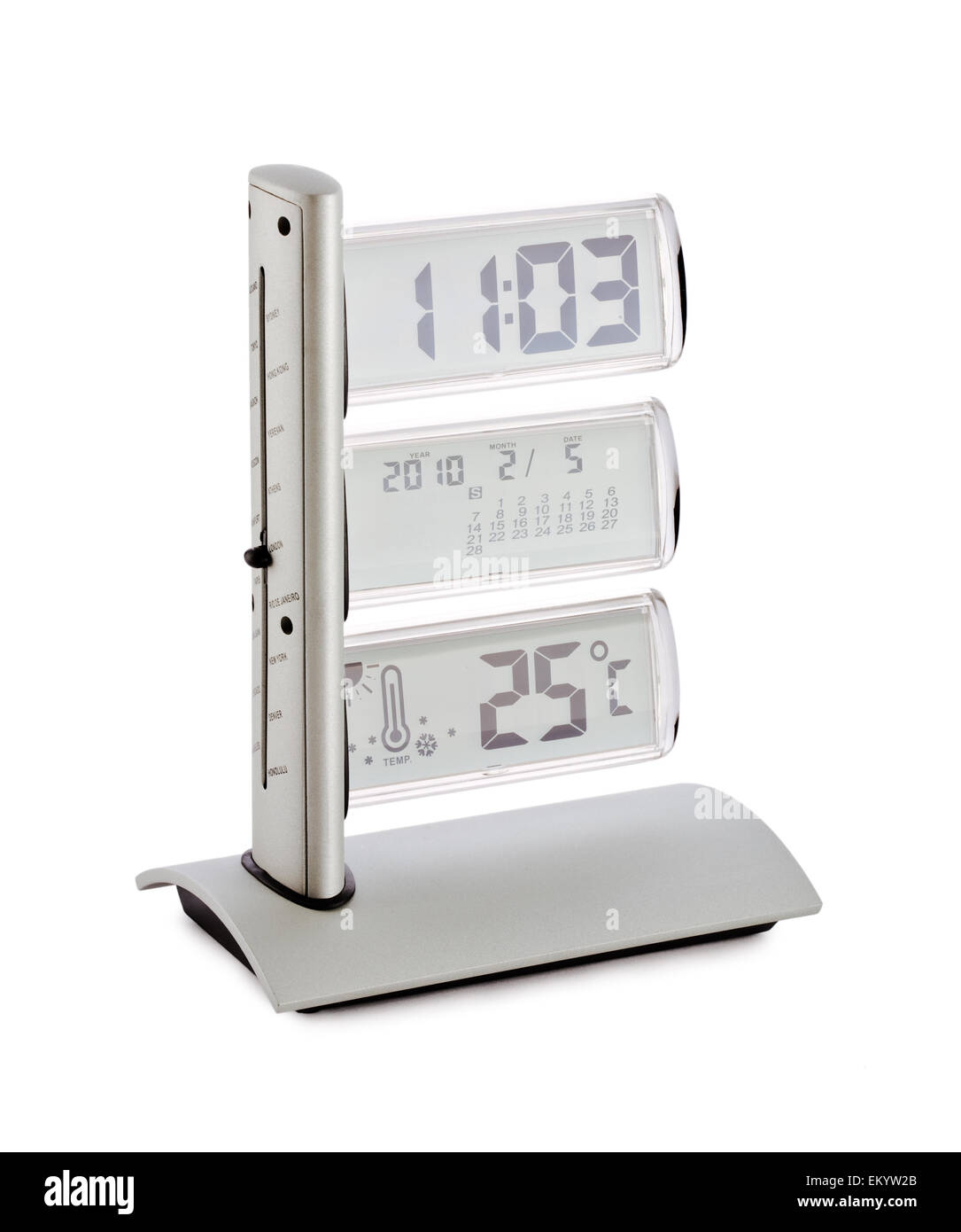 Time temperature clock hires stock photography and images Alamy