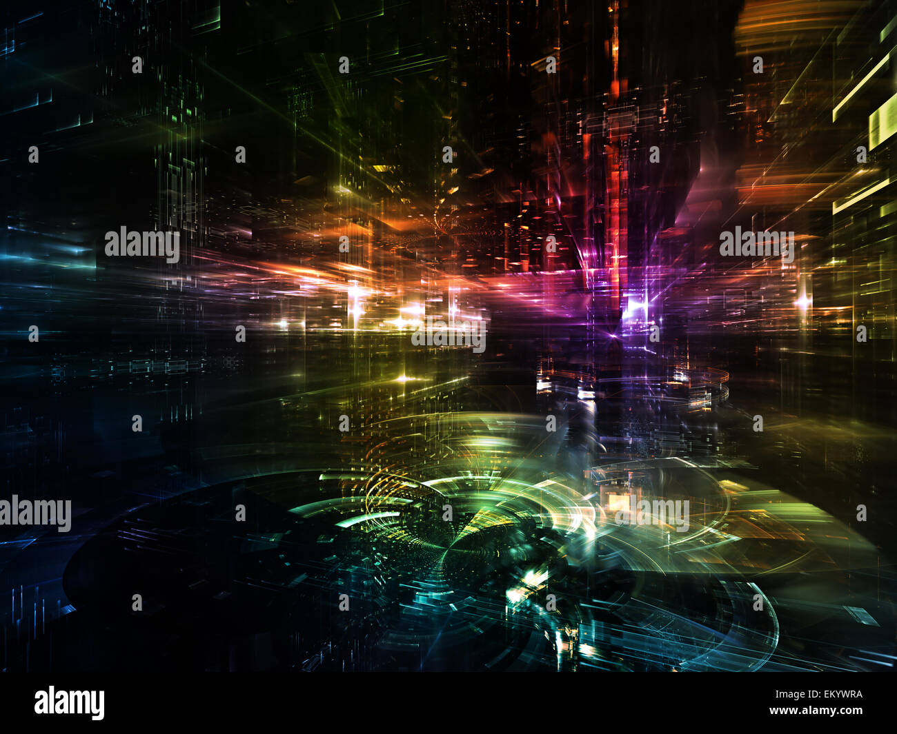 Complex Fractal Dimensions Stock Photo Alamy