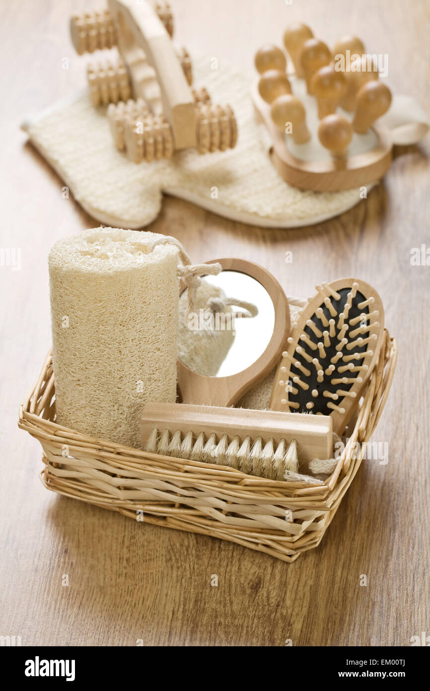 big set of toilet articles Stock Photo Alamy