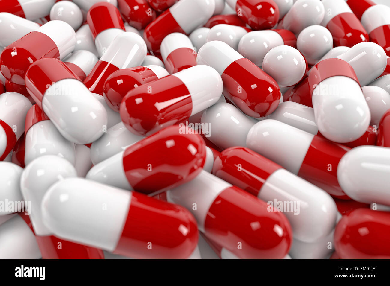 Red and white capsules hires stock photography and images Alamy