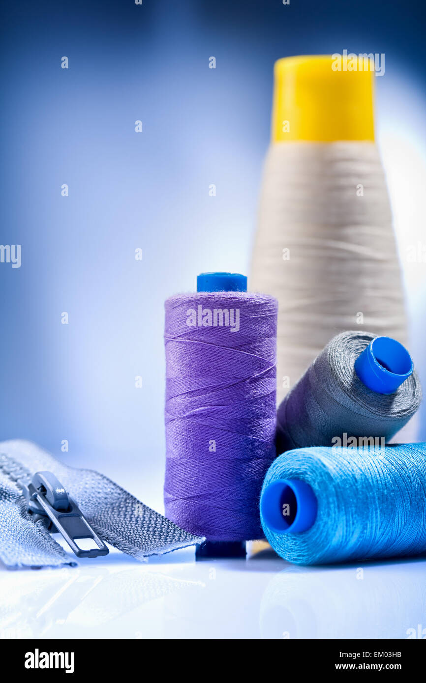 set of sewing tools Stock Photo Alamy