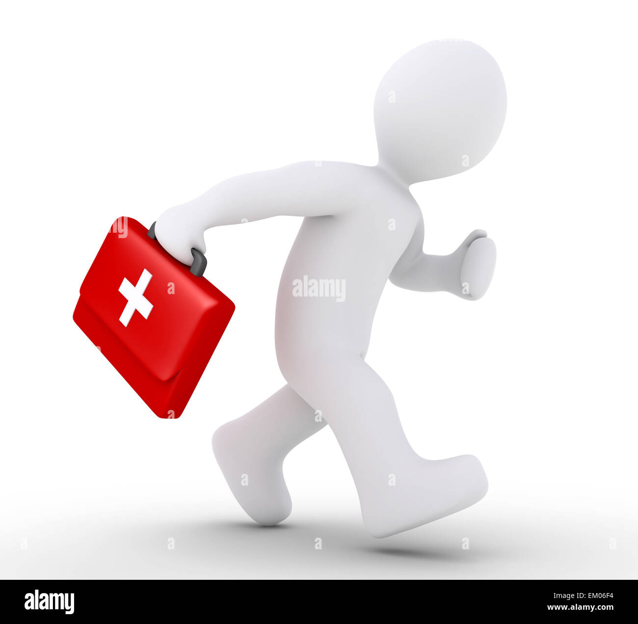 Person is running to help Stock Photo - Alamy