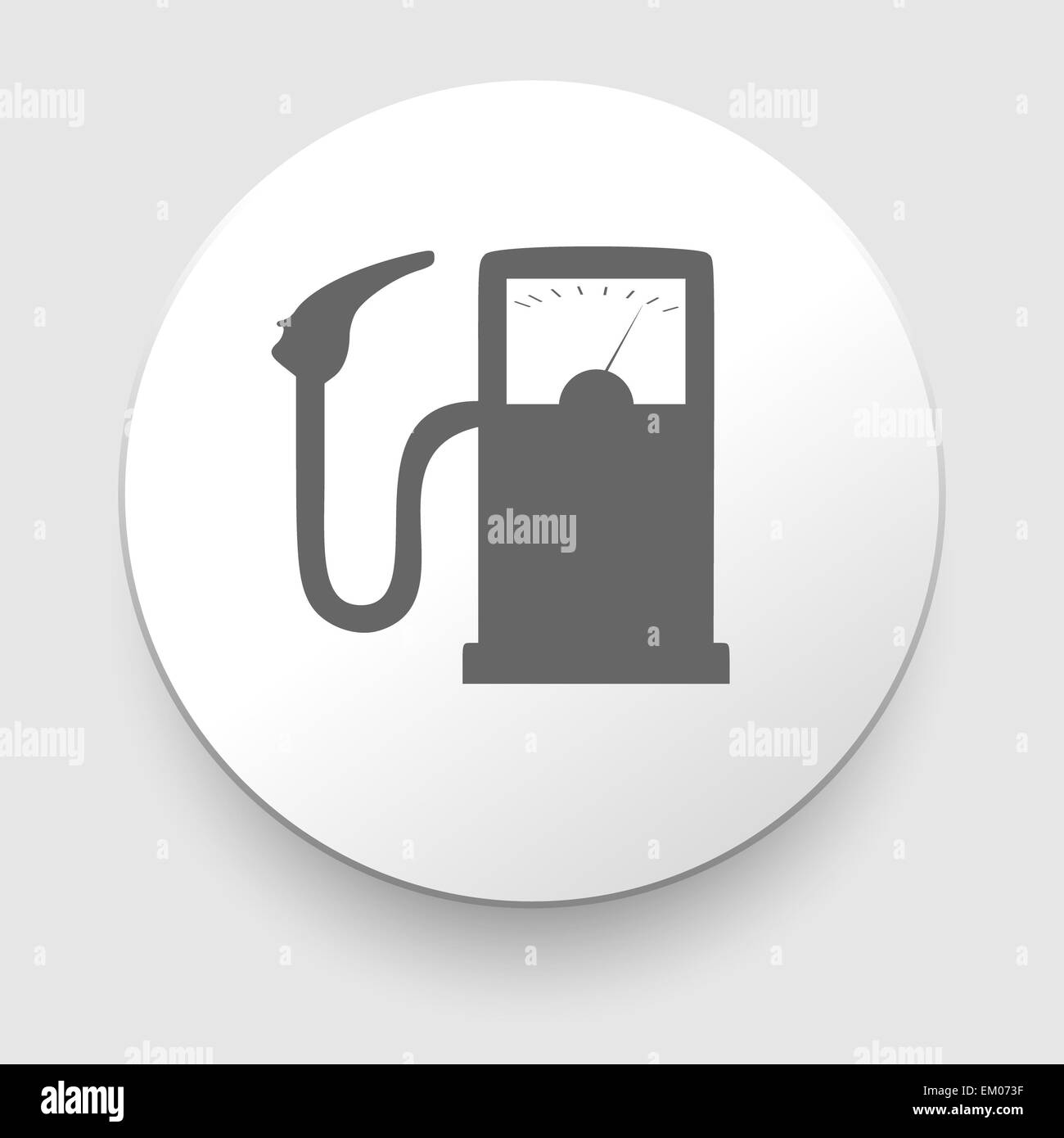 Gas Station sign. Illustration on white background Stock Photo - Alamy