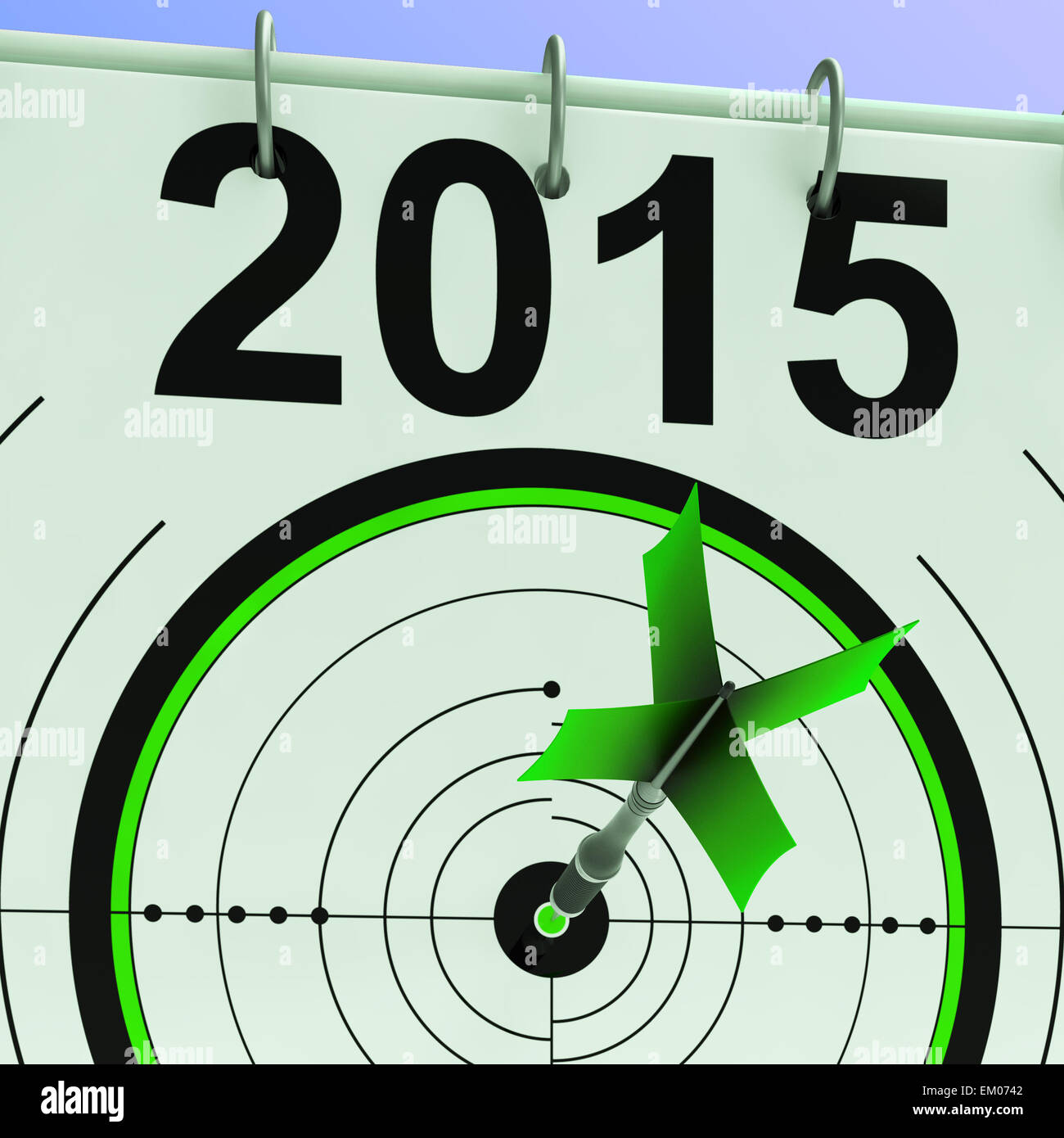 2015 calendar shows planning annual projection stock photo alamy