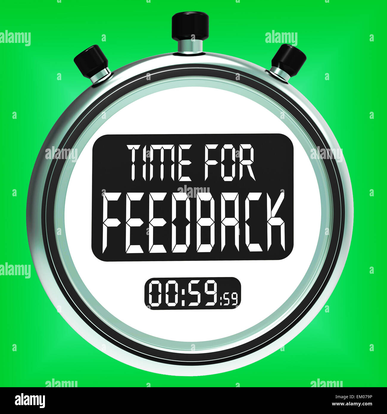 Time For feedback Meaning Opinion Evaluation And Surveys Stock Photo