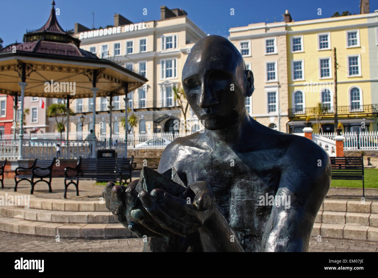 The Navigator Statue; Cobh, East Cork, Ireland Stock Photo