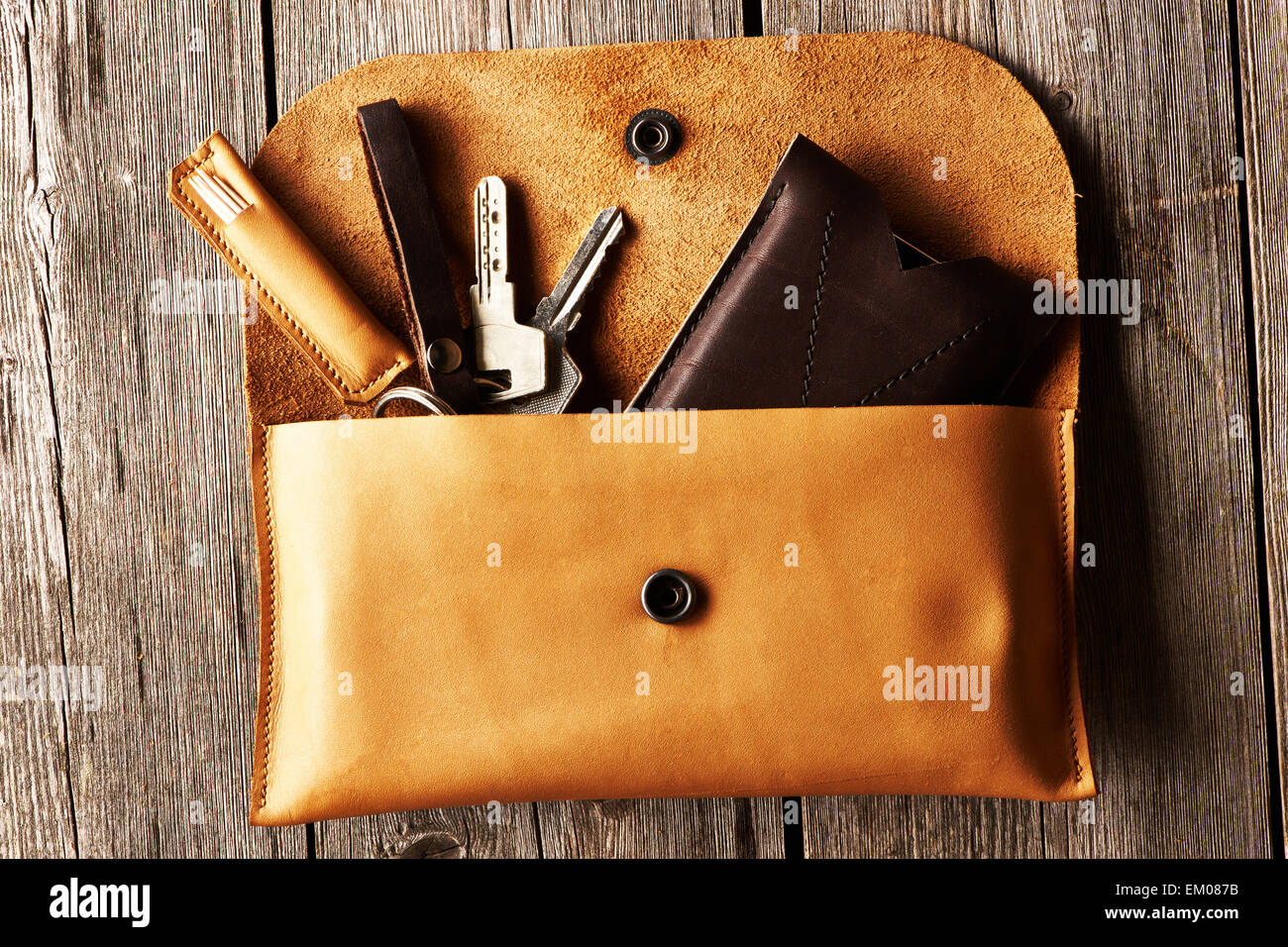 Handmade leather product Stock Photo Alamy