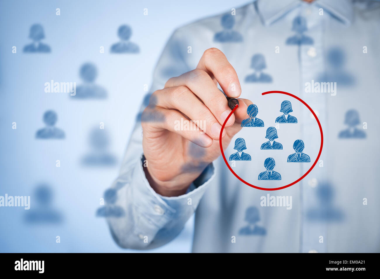 Marketing segmentation, target audience, customers care, customer