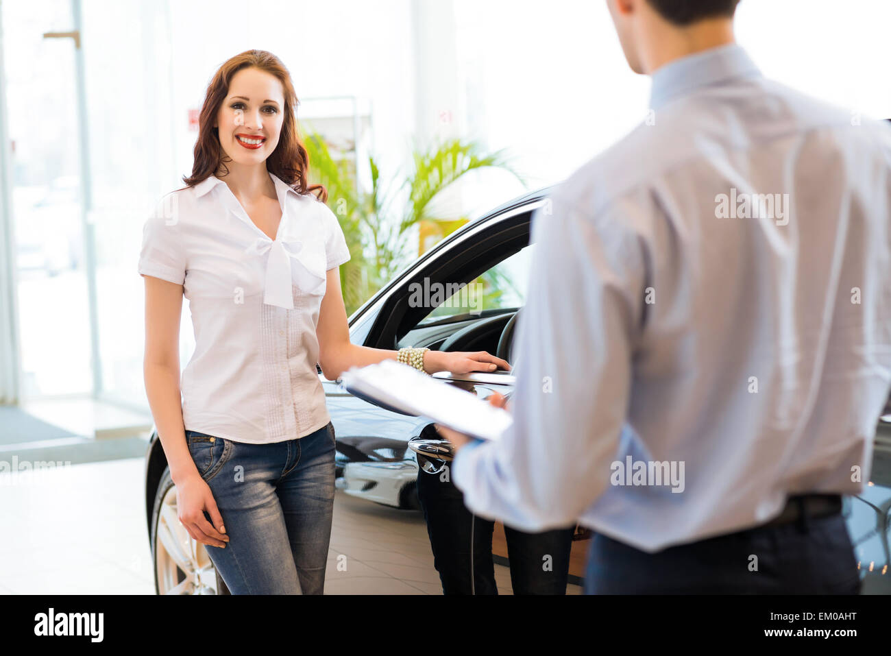 buying a new car Stock Photo Alamy