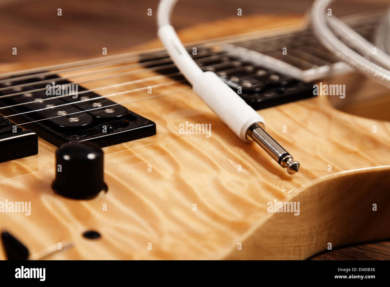 Modern electric guitar Stock Photo Alamy