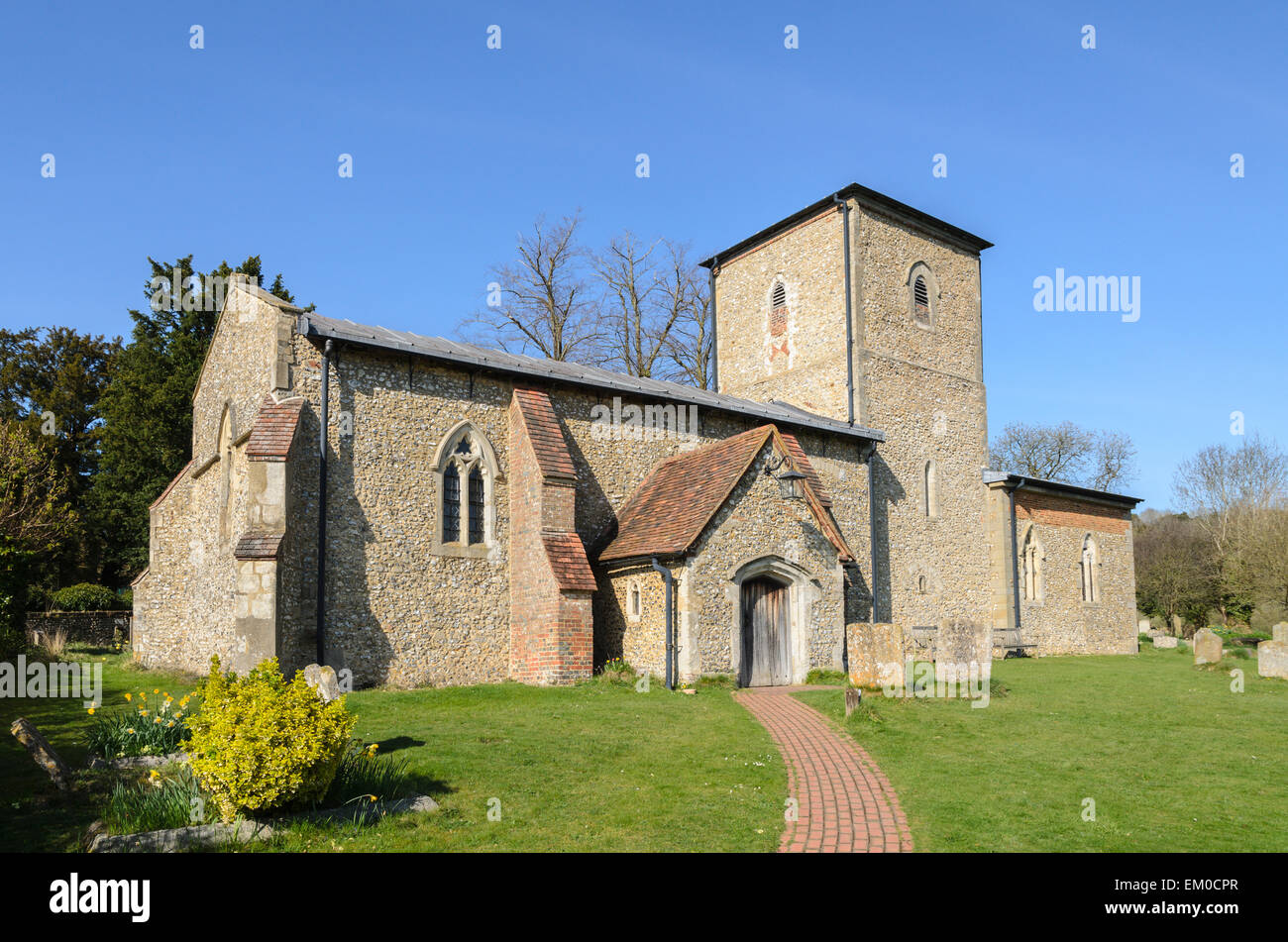 The 12 Century Church of St Mary the Virgin, Radnage, Buckinghamshire, U.K. Stock Photo
